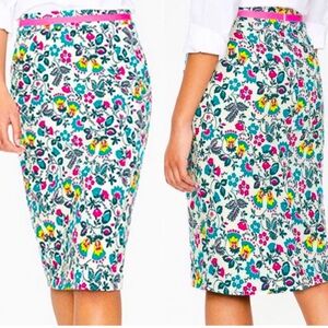 🇬🇧BODEN Women’s Ivory Exotic Garden Pencil Skirt